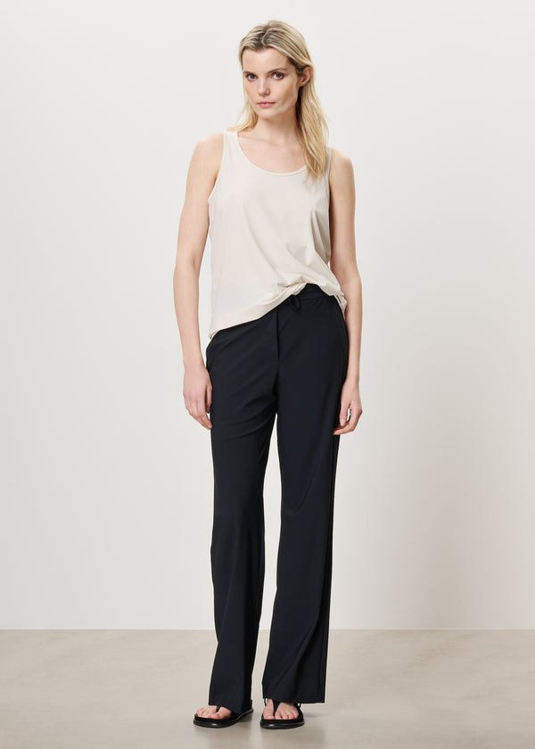 zenggi CASUAL DRAWSTRING PANTS BLACK