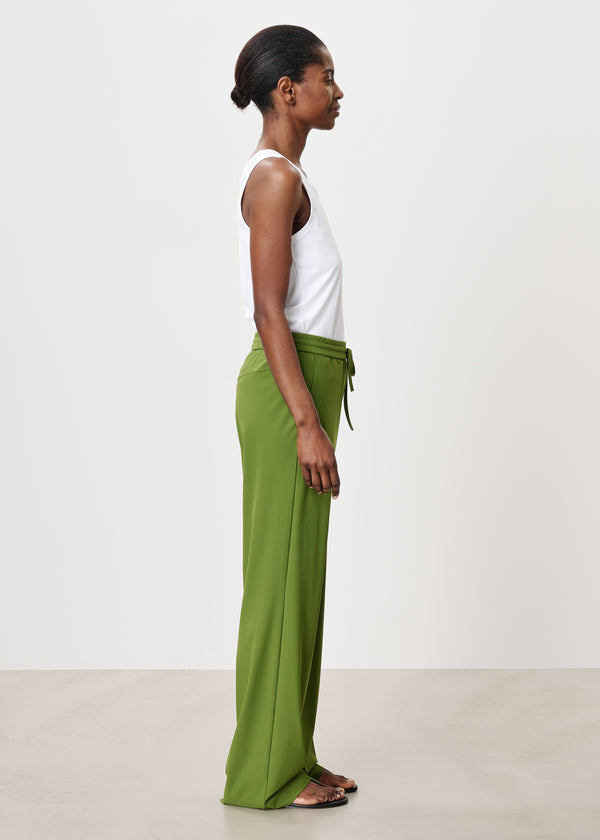 Zenggi CASUAL DRAWSTRING PANTS MOSS