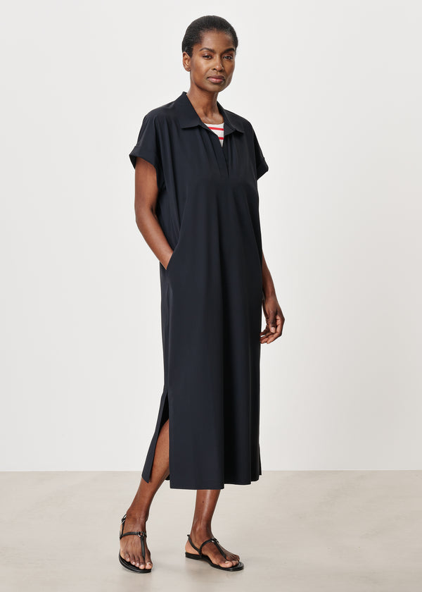 zenggi CHELSEA POLO DRESS | BLACK