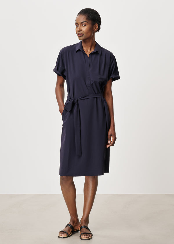 Zenggi CHESTER POLO DRESS | INK BLUE
