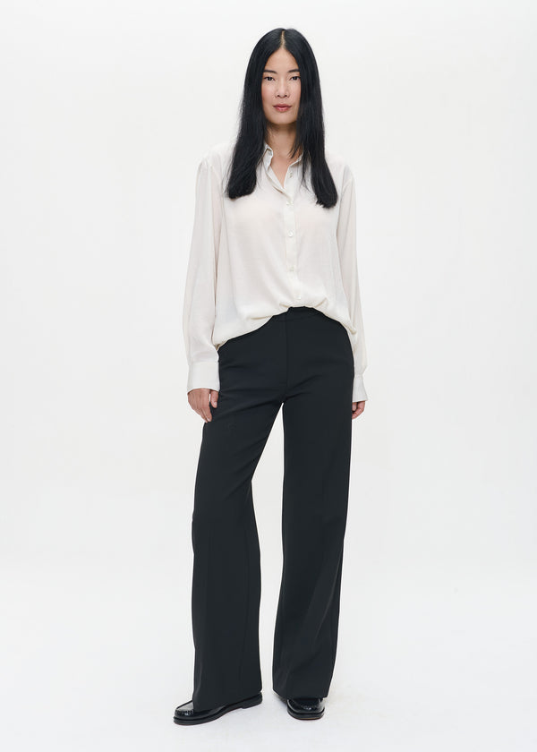 zenggi COMPACT STRETCH STELLA PANTS BLACK