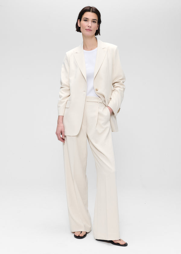 zenggi COOL PANAMA BLAZER CREAM