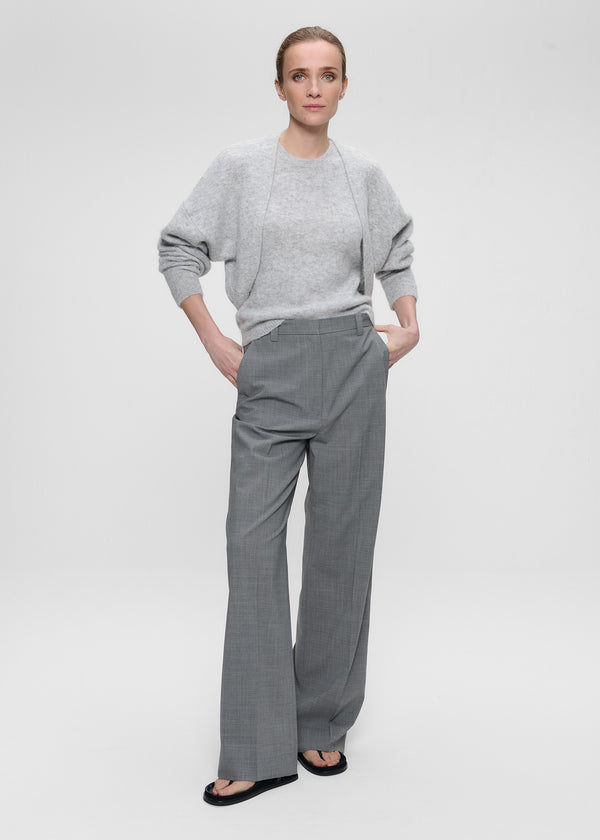 zenggi COOL WOOL KAY PANTS LIGHT GREY MELANGE