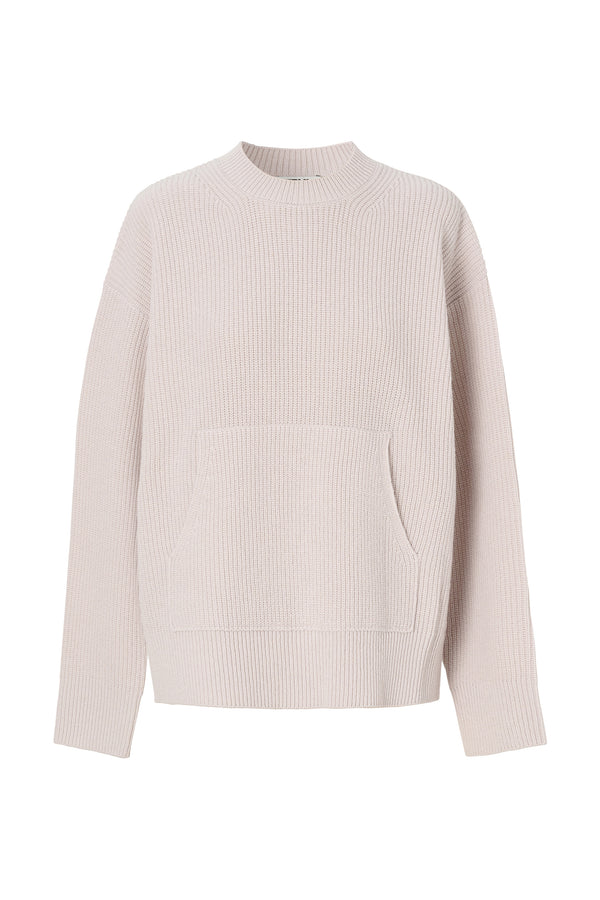 Zenggi COSY CARDIGAN STITCH PULLOVER ALMOND