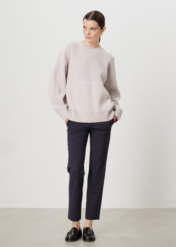 zenggi COSY CARDIGAN STITCH PULLOVER ALMOND