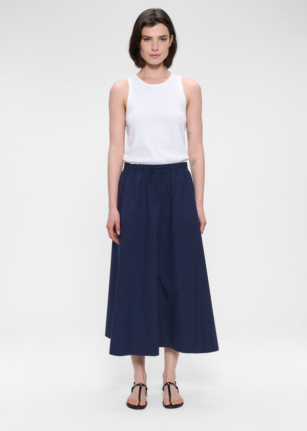 zenggi COTTON CASUAL SKIRT MIDNIGHT BLUE