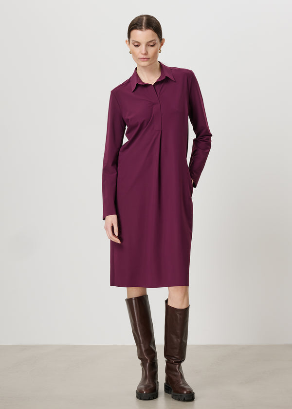 zenggi CRUZ DRESS | DEEP-PLUM