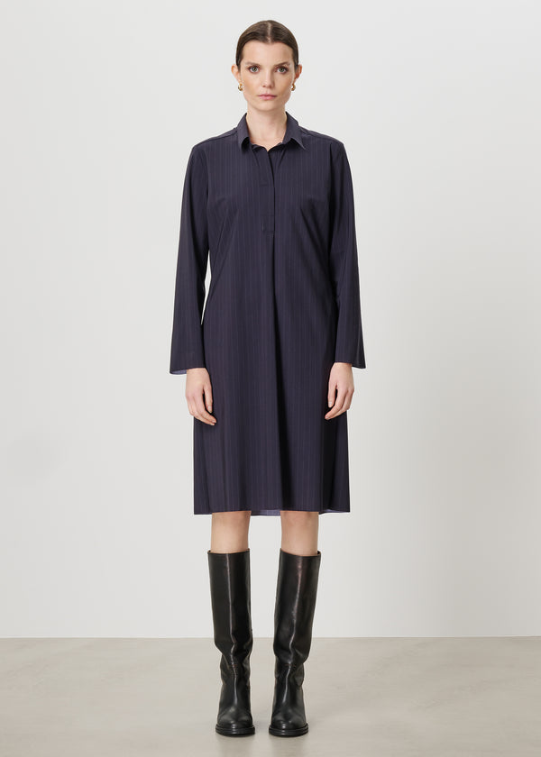 Zenggi CRUZ PRINTED DRESS INK BLUE