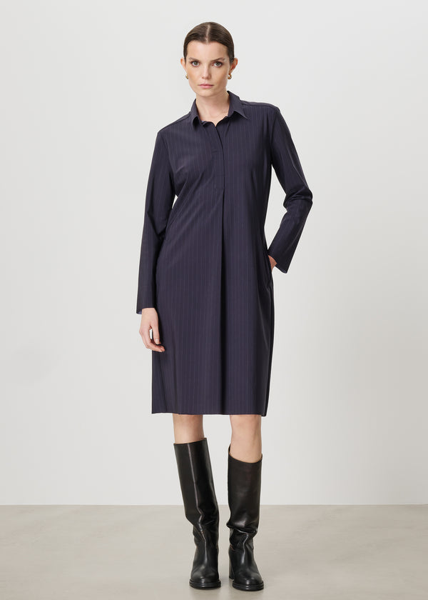 zenggi CRUZ PRINTED DRESS INK BLUE