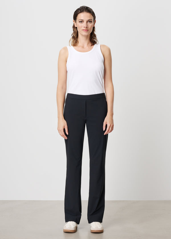 zenggi LONG BASIC PANTS BLACK