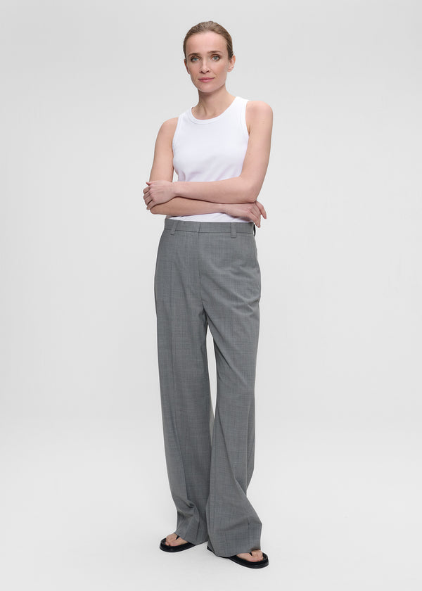 zenggi ORGANIC COTTON RIB TANK TOP WHITE