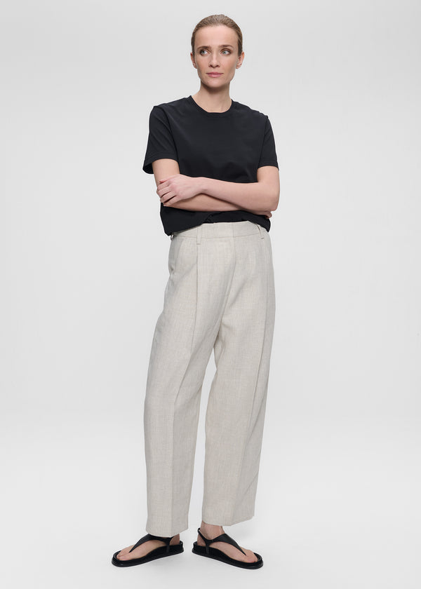 zenggi ORGANIC COTTON SHORT SLEEVE T-SHIRT BLACK