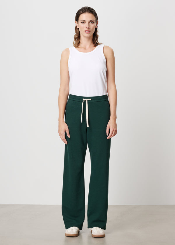 zenggi PUNTO CASUAL DRAWSTRING PANTS PINE GREEN