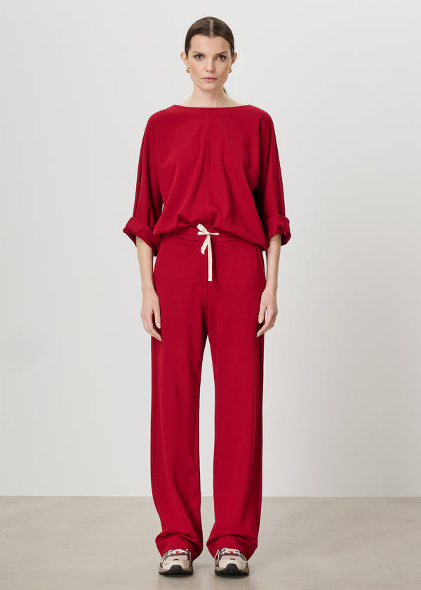 zenggi PUNTO CASUAL DRAWSTRING PANTS | WILD CHERRY