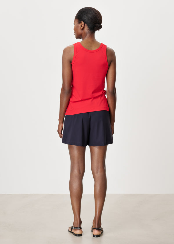 Zenggi RIBBED AMES TOP | RED
