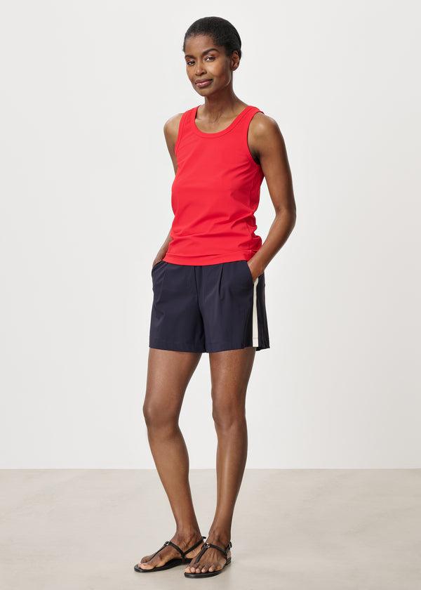 zenggi RIBBED AMES TOP | RED