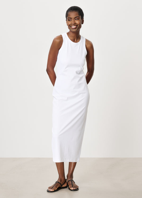 Zenggi RIBBED CHERRY DRESS | WHITE