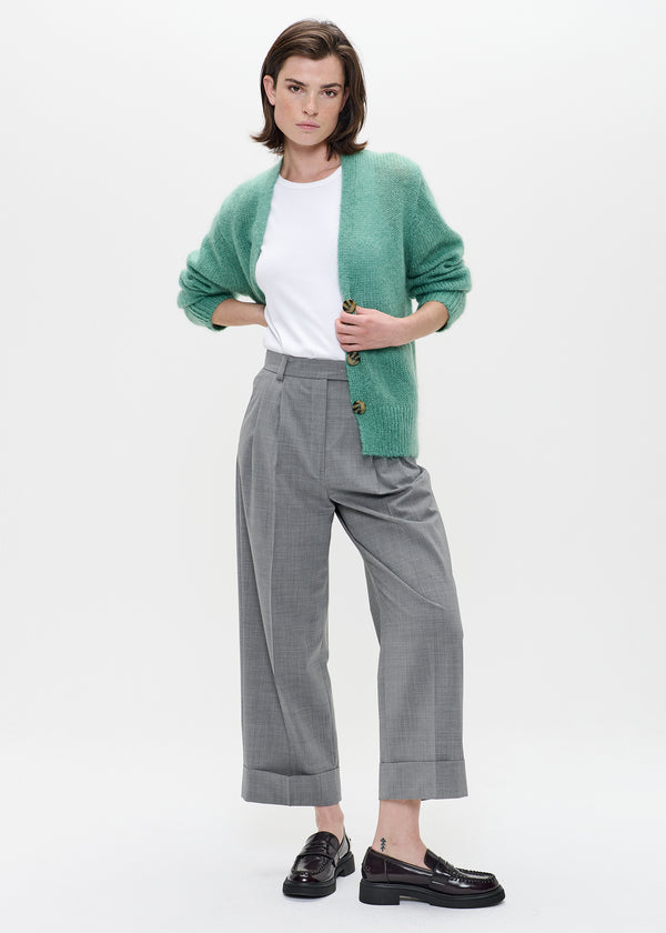 zenggi SOFT MOHAIR CARDIGAN JADE