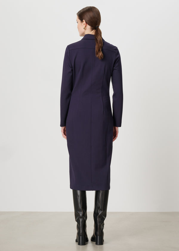 Zenggi STRETCH SHIRT DRESS INK BLUE