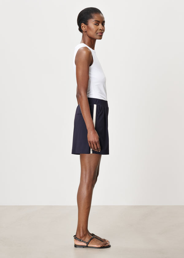 zenggi STRIPE SHORTS INK BLUE