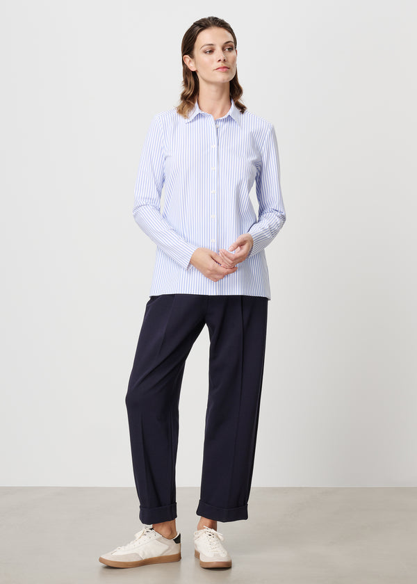 zenggi STRIPED SHIRT BLUE