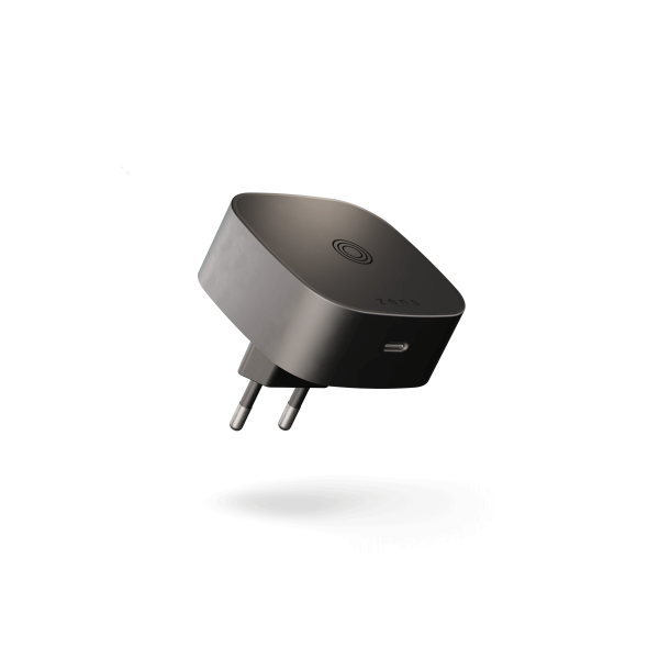 zens Wireless Charging Adapter EU plug Black