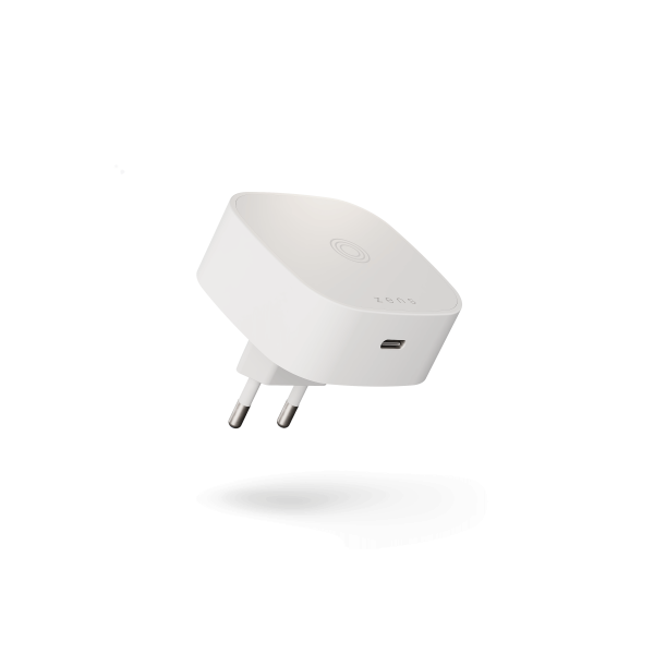 zens Wireless Charging Adapter EU plug White