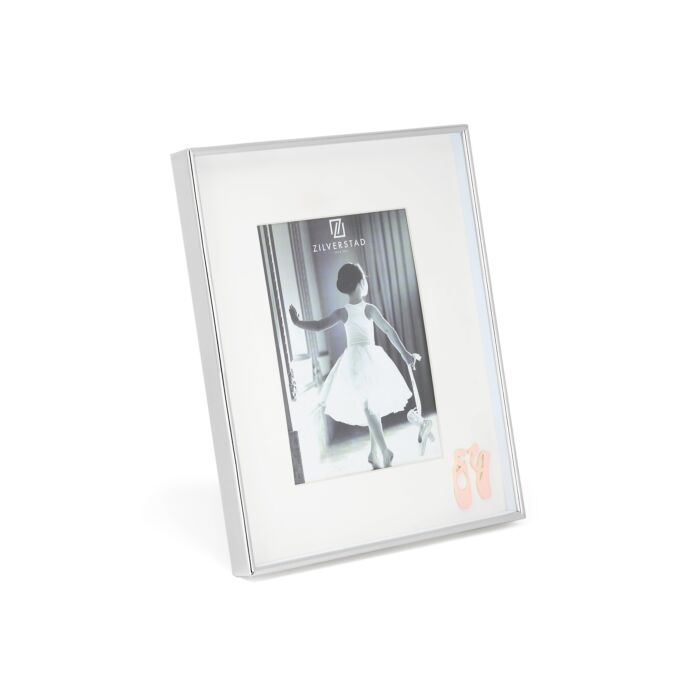 zilverstad Fotolijst Ballerina 10x15 cm verzilverd gelakt