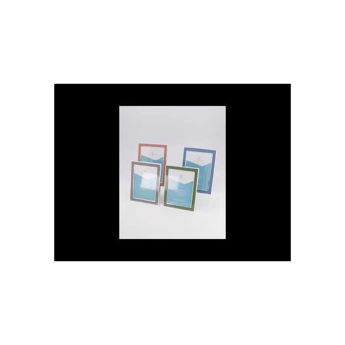 zilverstad Fotolijst Colore blauw 10 x 15 cm verzilverd gelakt