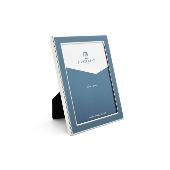 Zilverstad Fotolijst Colore Blauw 13 X 18 Cm Verzilverd Gelakt