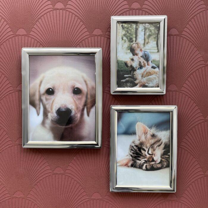 Zilverstad Fotolijst Kansas 13x18 Cm Verzilverd Gelakt