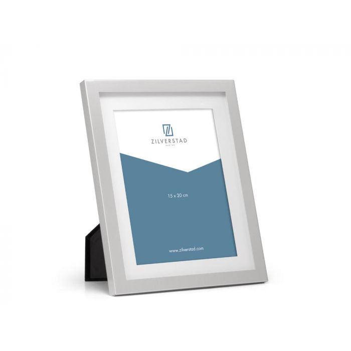 zilverstad Fotolijst Nevada 15x20 cm passe partout aluminium