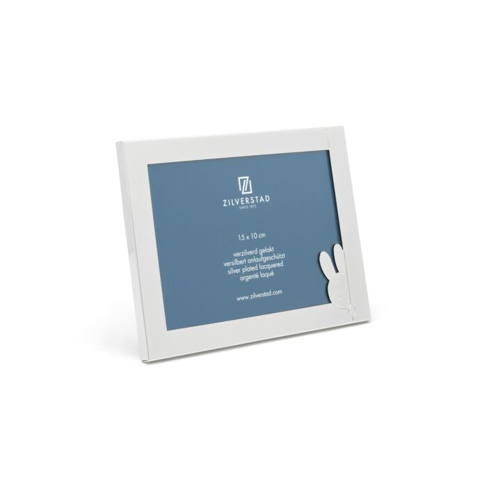 zilverstad Fotolijst nijntje 15 x 10 cm verzilverd gelakt