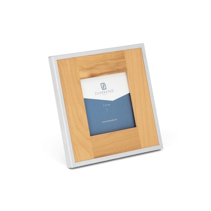 zilverstad Fotolijst Orléans 7x7 cm esdoorn/zilver kleur