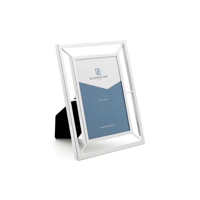 zilverstad Fotolijst Prisma 10x15cm verzilverd gelakt