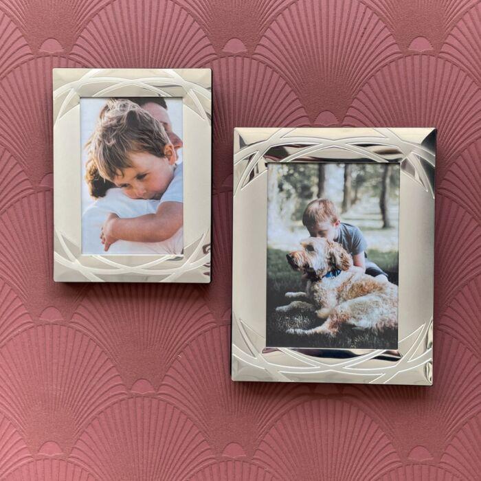 Zilverstad Fotolijst Verona 13x18 Cm Verzilverd Gelakt