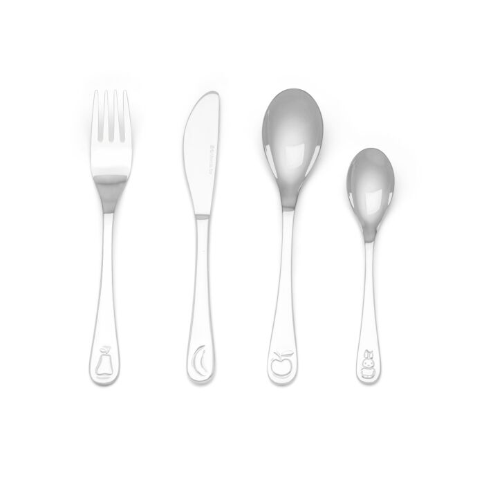 zilverstad Kinderbestek 4-delig nijntje fruit 18/10 rvs