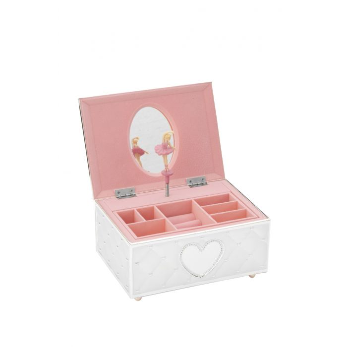 Zilverstad Sieradenspeeldoos Ballerina Verzilverd Gelakt