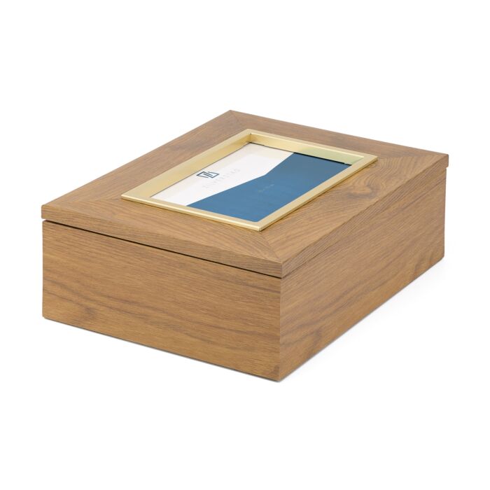 zilverstad Fotodoos Marseille bruin/goudkleurig