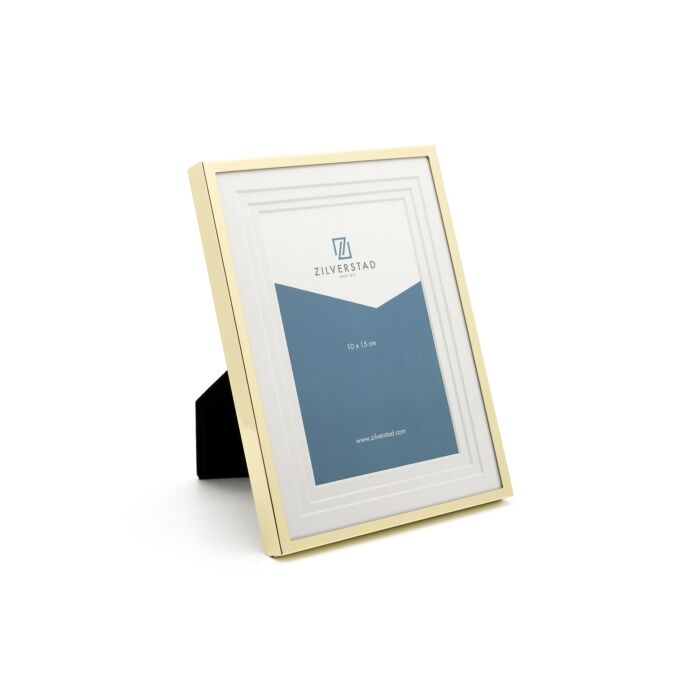 zilverstad Fotolijst Triple 10x15cm goudkleurig