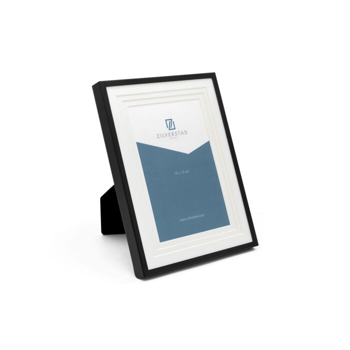 zilverstad Fotolijst Triple 10x15cm mat zwart