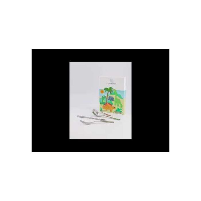 zilverstad Kinderbestek Dino's 4-delig RVS 18/10