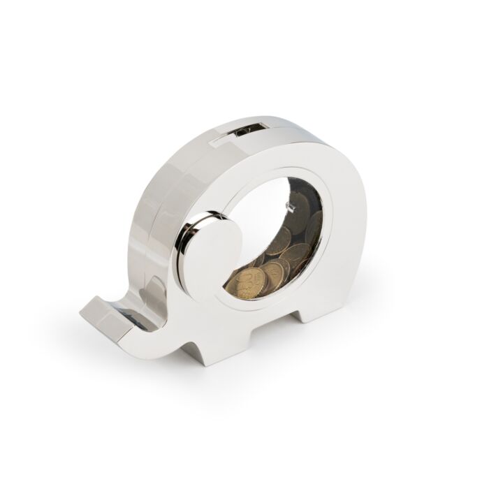 zilverstad Spaarpot Olifant zilver kleur