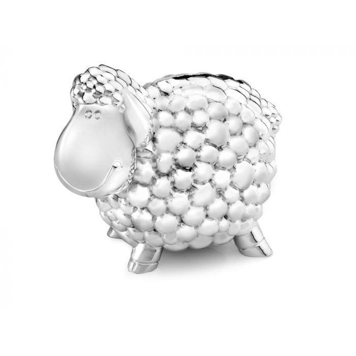zilverstad Spaarpot Schaap zilver kleur zilverstad Spaarpot Schaap zilver kleur