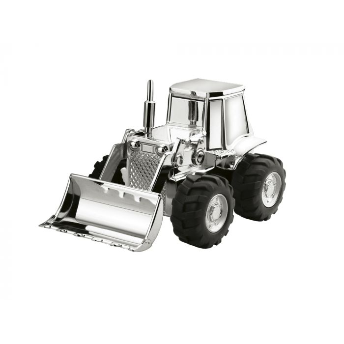 zilverstad Spaarpot Trekker zilver kleur