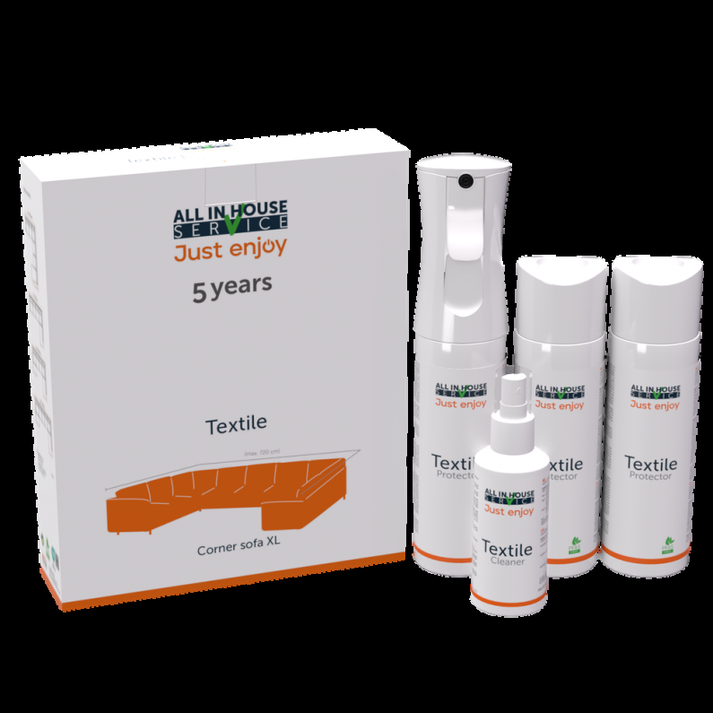 zuiver Care-kit Just Enjoy 5 jaar Textiel Hoek Bank XL