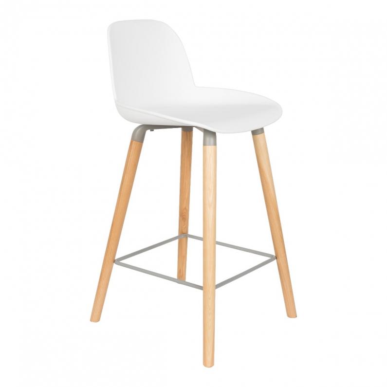 zuiver Albert Kuip Barkruk 65 cm Wit