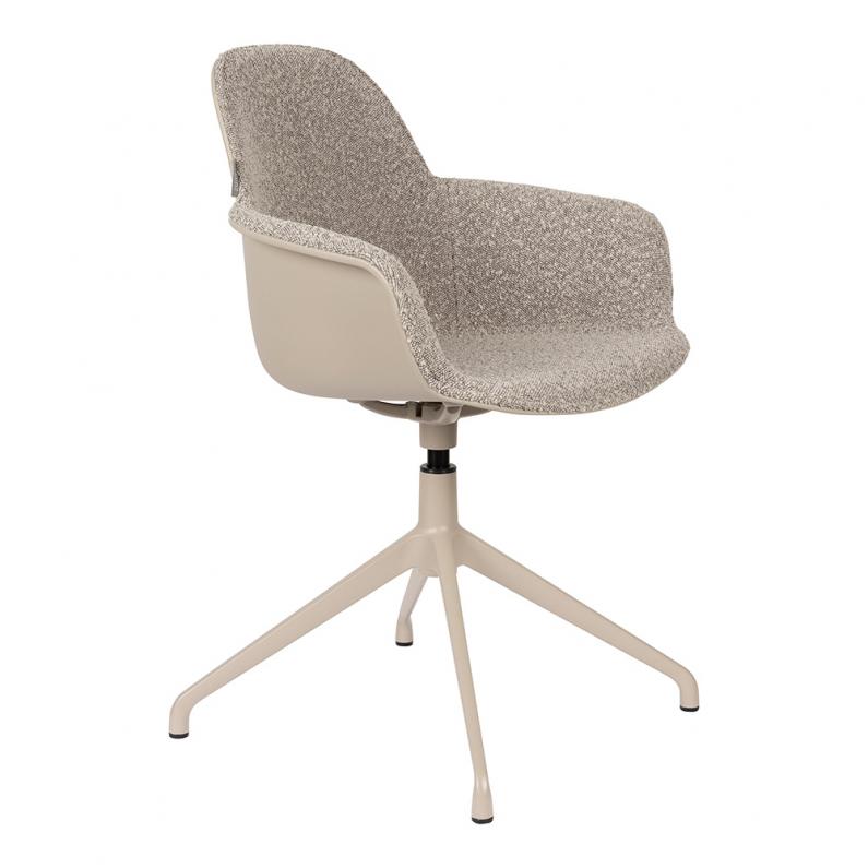 zuiver Albert Kuip Swivel Armstoel Taupe
