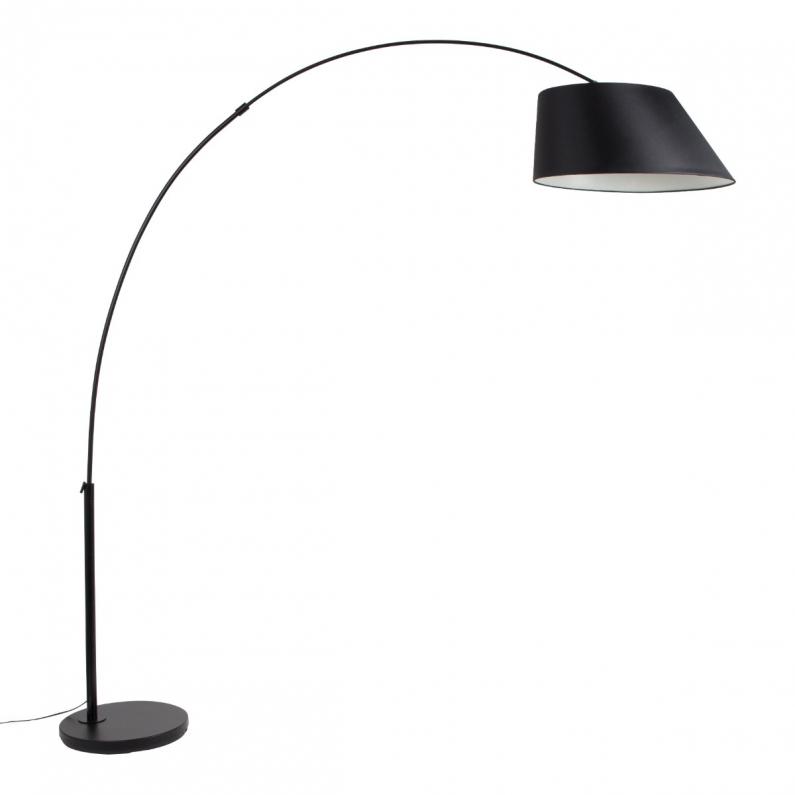 zuiver Arc Vloerlamp Zwart