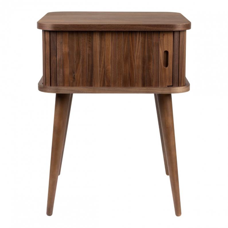 zuiver Barbier Bijzettafel Walnoot